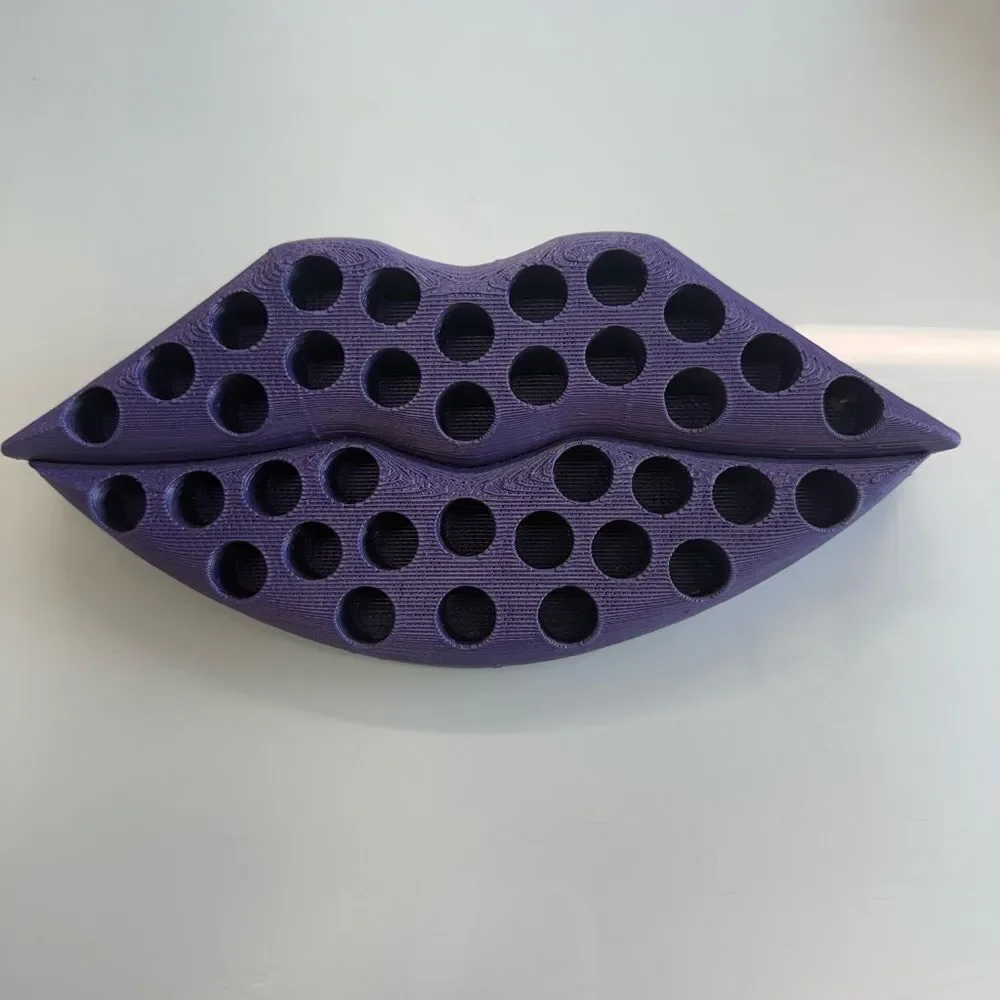 Lipsense or other lipstick or lip gloss Lip Color Holder wooden custom 3D‎ print